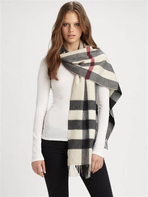 burberry cashmere check.